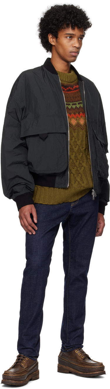 Bomber jakna DSQUARED2 Dsquared2 Superlight 80s Bomber Jacket Črna | S74AM1568_S78520, 3