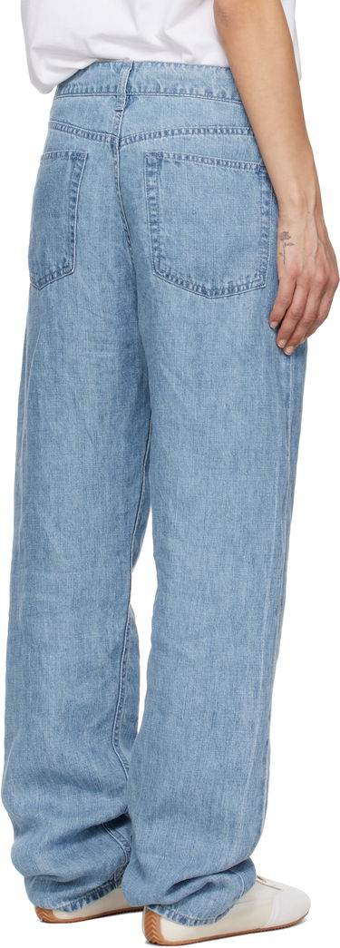 Kavbojke The Row The Row Tarley Wide Leg Jeans Modra | 8766-W3654, 2