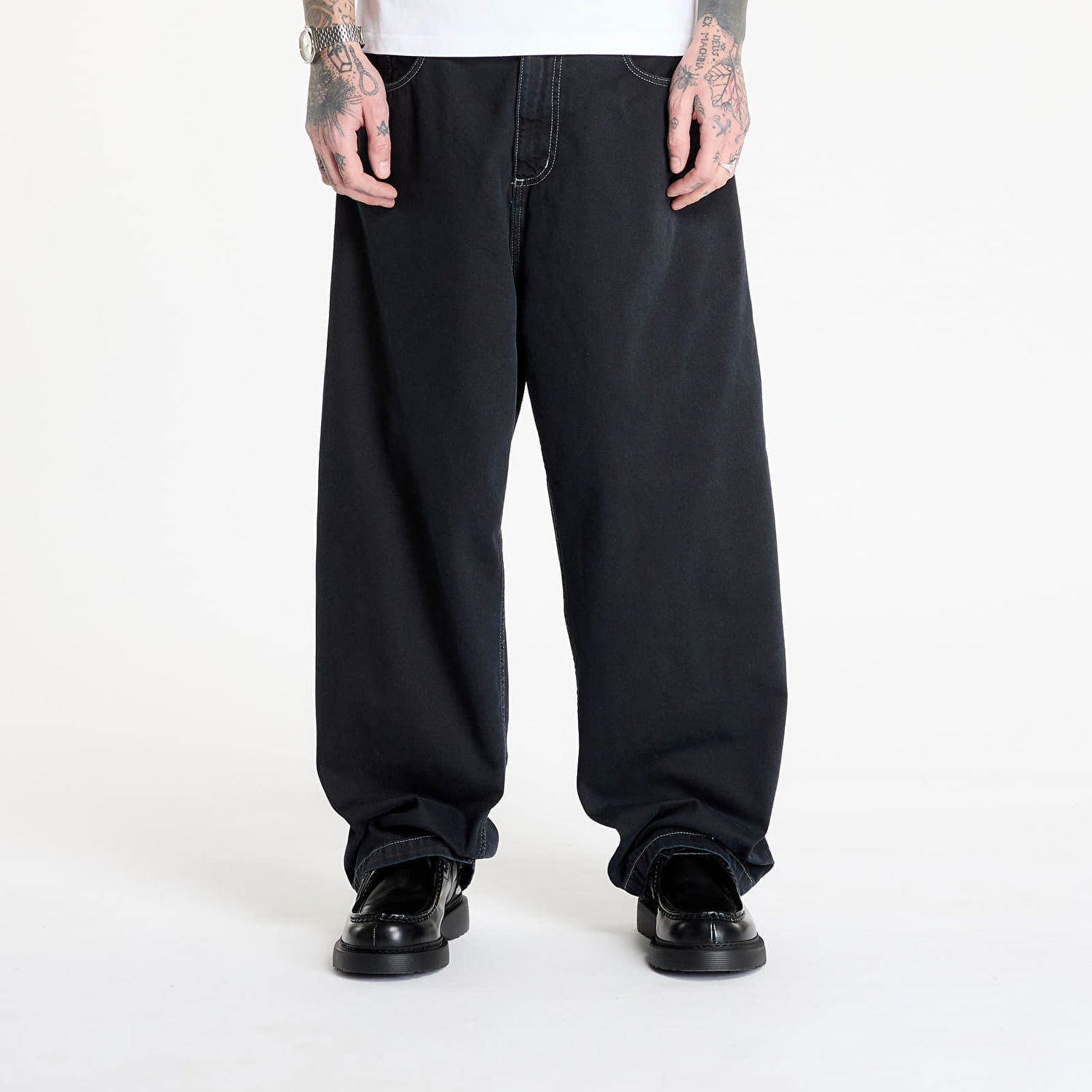 Kavbojke Carhartt WIP Carhartt WIP Brandon Pants Črna | I034809.894J, 0