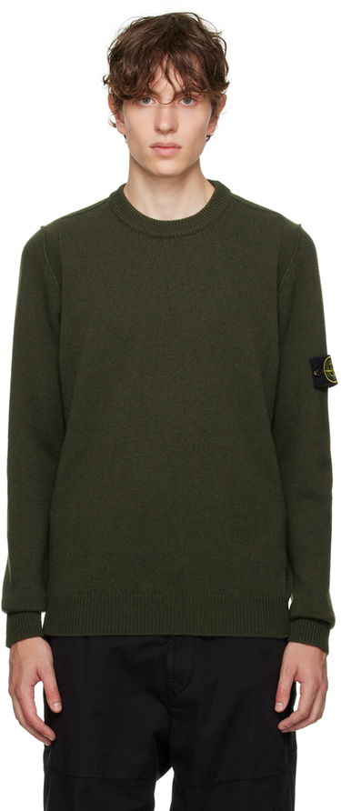 Pleteni pulover Stone Island Crewneck Zelena | 7915508A3, 0
