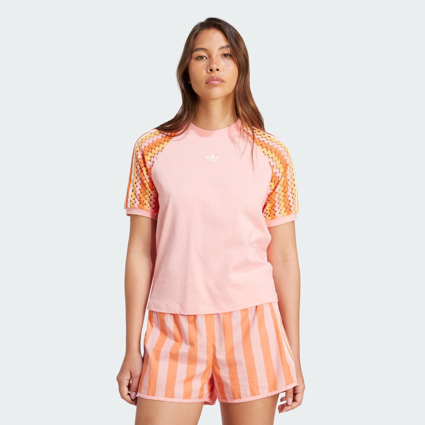 Majica adidas Originals adidas Originals Summer Glow Cali T-Shirt Roza | KC0769