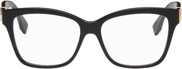 Sončna očala FENDI FF Diamonds Rectangular Frame Glasses Črna | FE50117I@55001 192337204067, 0
