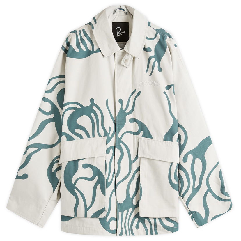 Parka By Parra Parra Half Blob Hunting Jacket, Size Large Bela | 53245-GRY