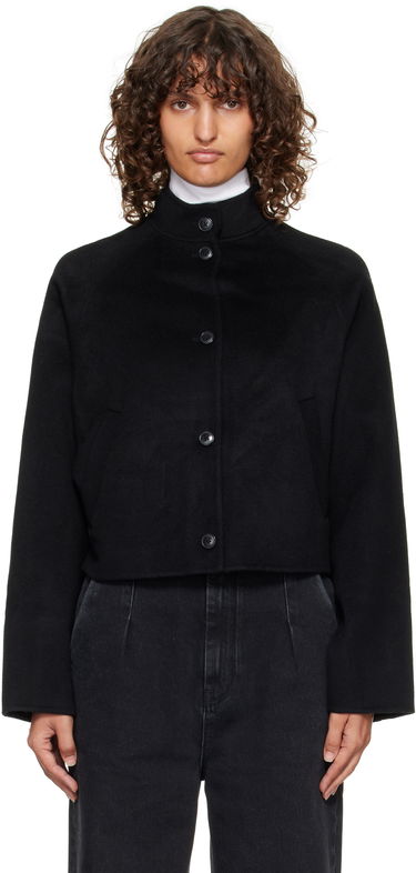 Jakna Loulou de Saison Loulou de Saison Nyma Cropped Wool Jacket Črna | NYMA, 0