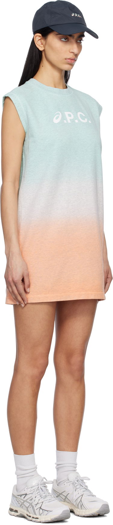 Majica brez rokavov A.P.C. A.P.C. ASICS Edition Valey Minidress Oranžna | COGWV-F35153, 1