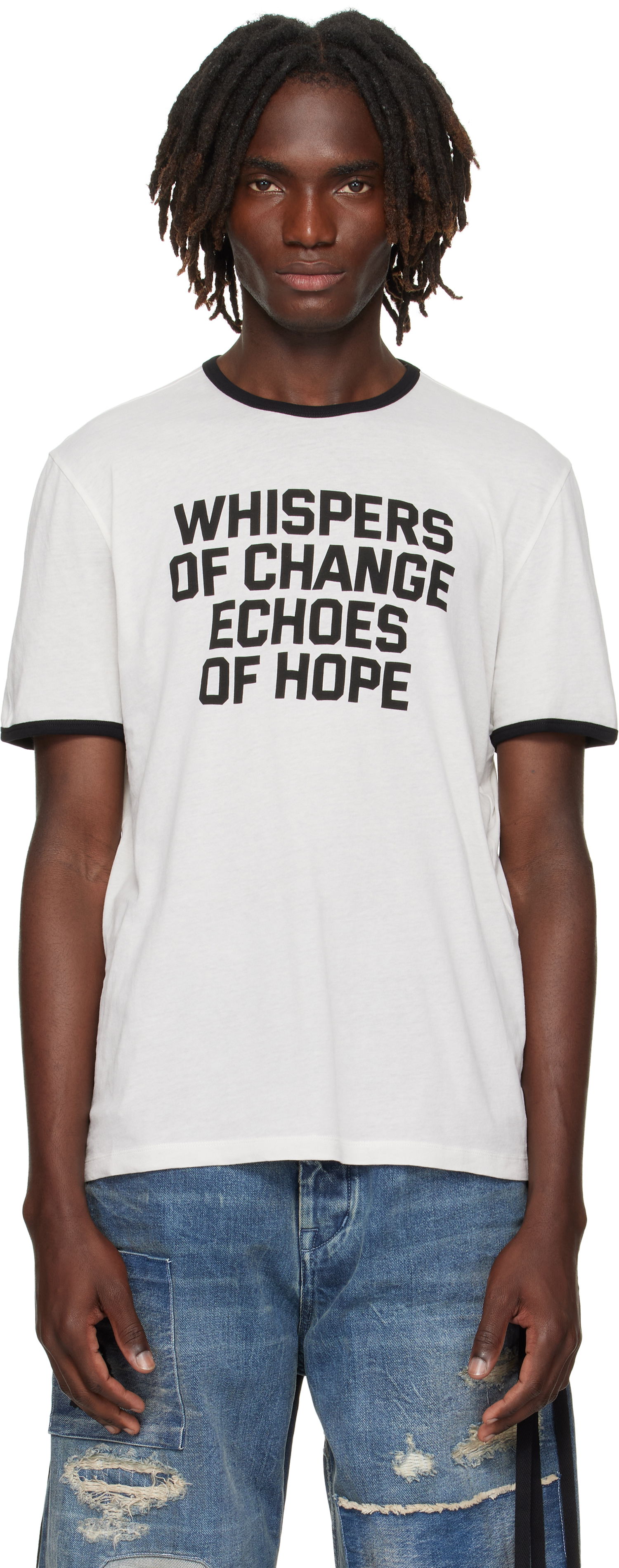 Majica Ann Demeulemeester Ann Demeulemeester Save the Children Edition Aimar Standard T-Shirt Bela | B0012876-FA206-003, 0