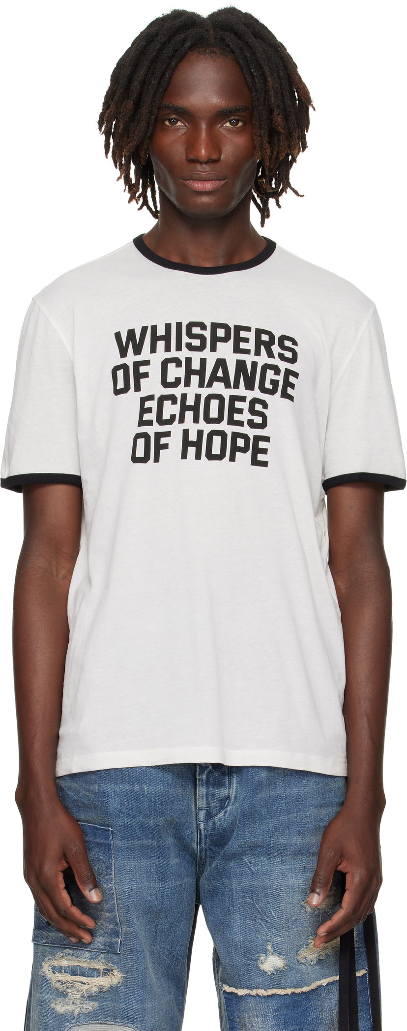 Majica Ann Demeulemeester Ann Demeulemeester Save the Children Edition Aimar Standard T-Shirt Bela | B0012876-FA206-003