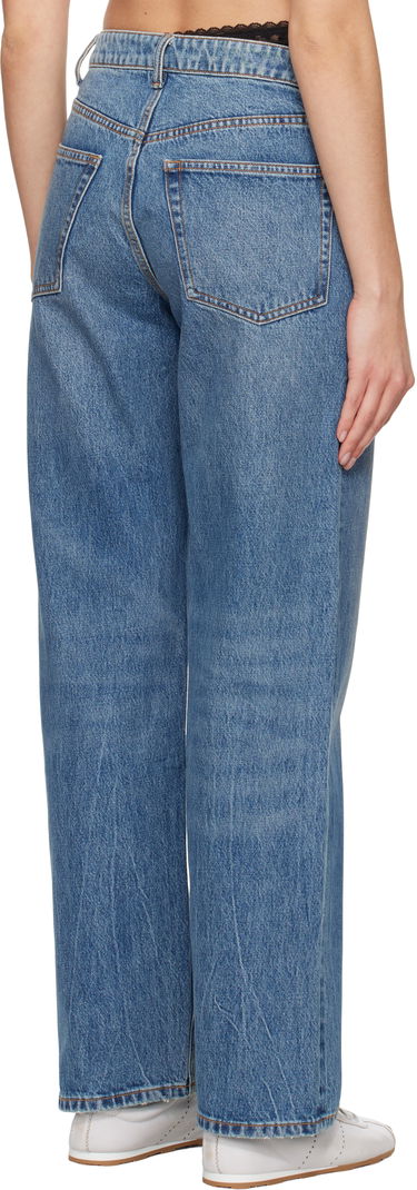 Kavbojke Alexander Wang Pre-Styled Denim Jeans Modra | 4DC1254612, 2