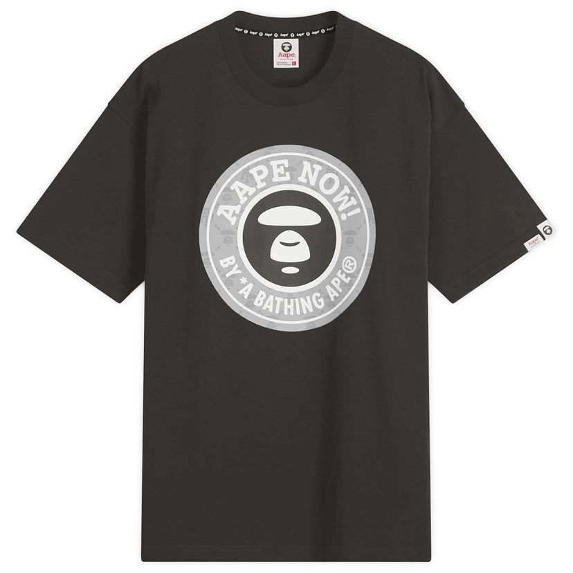 Majica AAPE by A Bathing Ape AAPE Stamp T-Shirt, Size Large Črna | AAPTEM1638XX-BLK