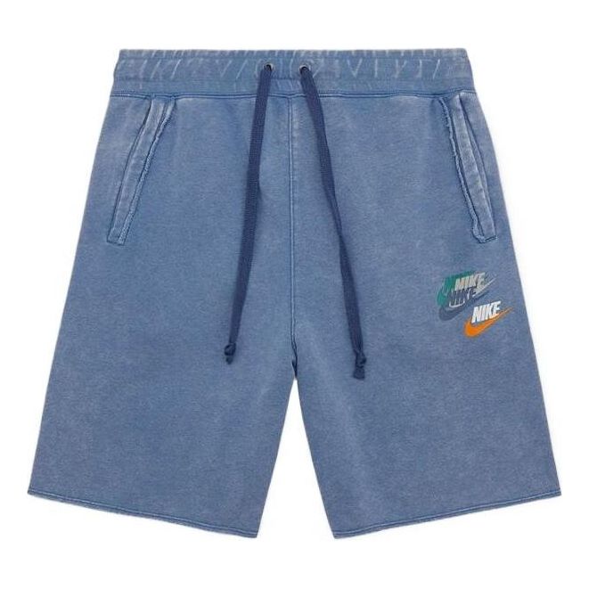 Kratke hlače Nike Alphabet Logo Loose Fit Shorts Modra | DV3315-410