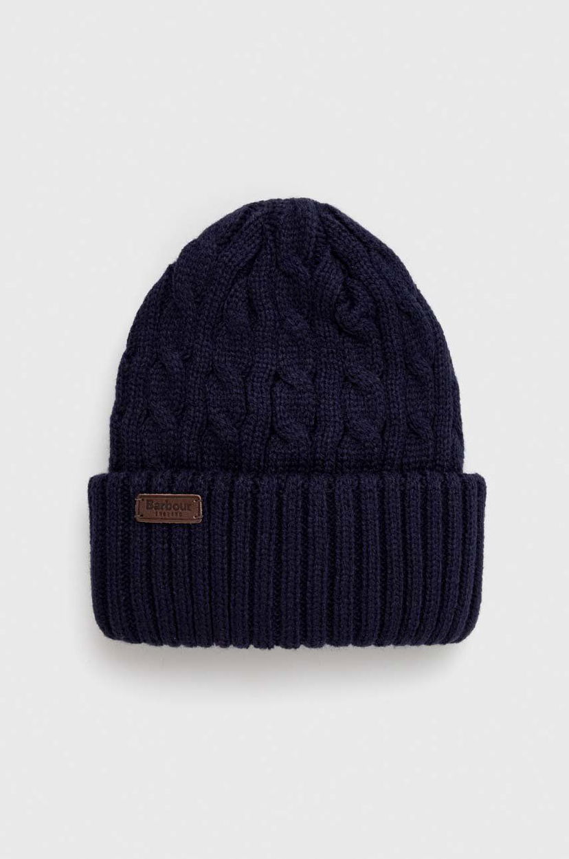 Beanie Barbour Cable Knit Beanie Modra | MHA0448