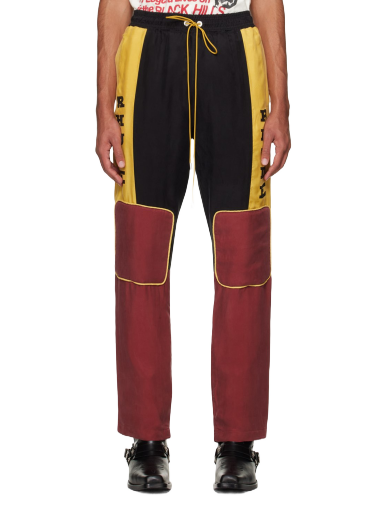 Hlače Rhude Paneled Trousers Rumena | RHFW23PA09442874