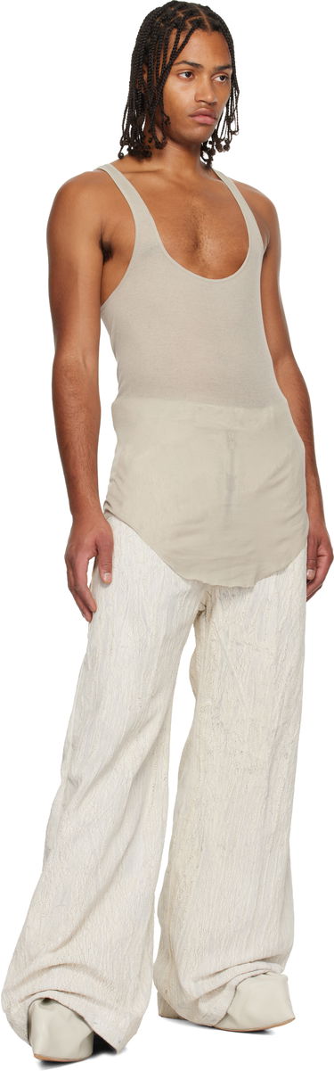 Majica brez rokavov Rick Owens Concordians Pony Tank Top Bež | RR02E1104 MR, 3