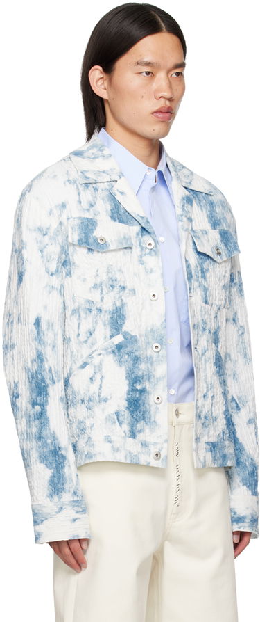 Jakna Feng Chen Wang Feng Chen Wang Printed Jacket Modra | FUS17JK23, 1