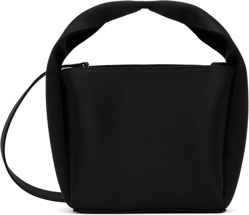 Torbica TOTEME TOTEME Petite Satin Bucket Bag Črna | 252-WAL0077-FB0391