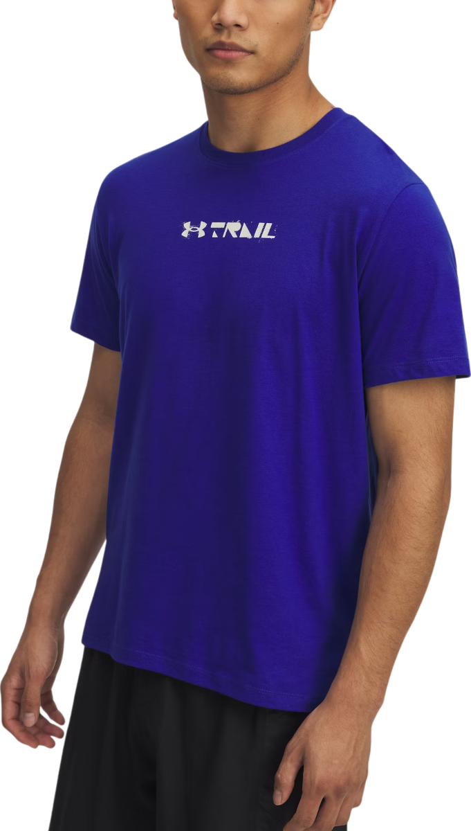 Majica Under Armour UA Trail Run Graphic T-Shirt Modra | 1389812-400