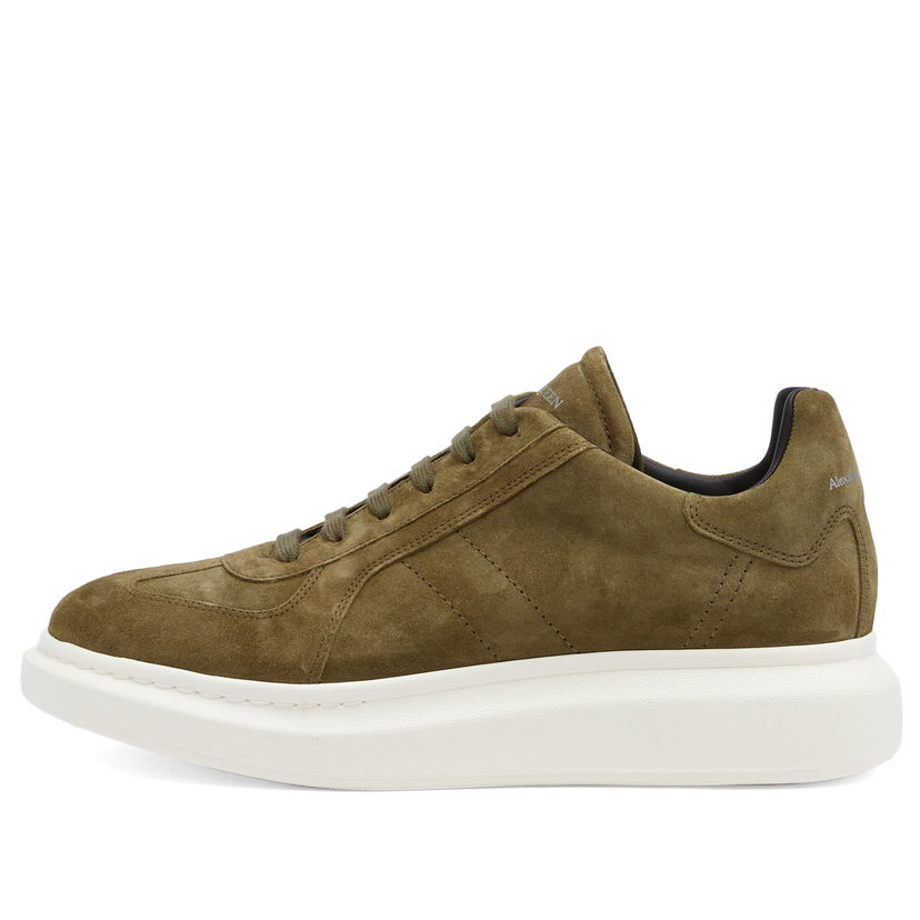 Superge in čevlji Alexander McQueen Exaggerate Sole Suede Zelena | 807882-WIA50-2125