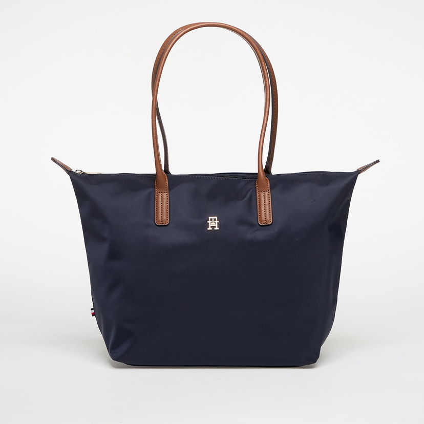 Tote bag Tommy Hilfiger Tommy Hilfiger Popette Nylon Tote Mornarica | AW0AW17711-DW6