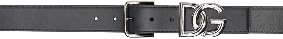 Pasovi Dolce & Gabbana Black DG Belt Črna | BC4776AW576, 0