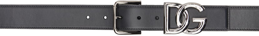 Pasovi Dolce & Gabbana Black DG Belt Črna | BC4776AW576