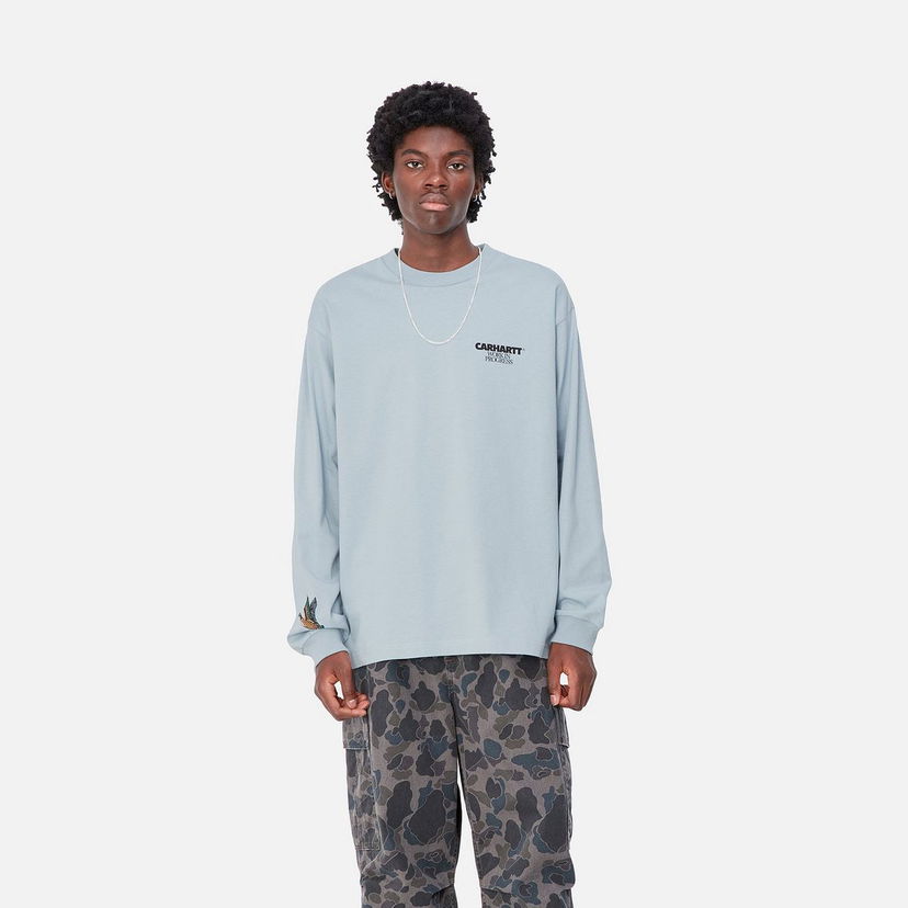 Majica Carhartt WIP Long Sleeve Graphic T-Shirt Modra | I033663_8