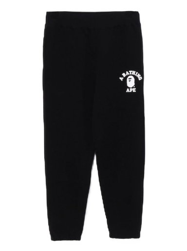 Trenirka BAPE College Wide Fit Sweat Pants Črna | 1J30-152-017
