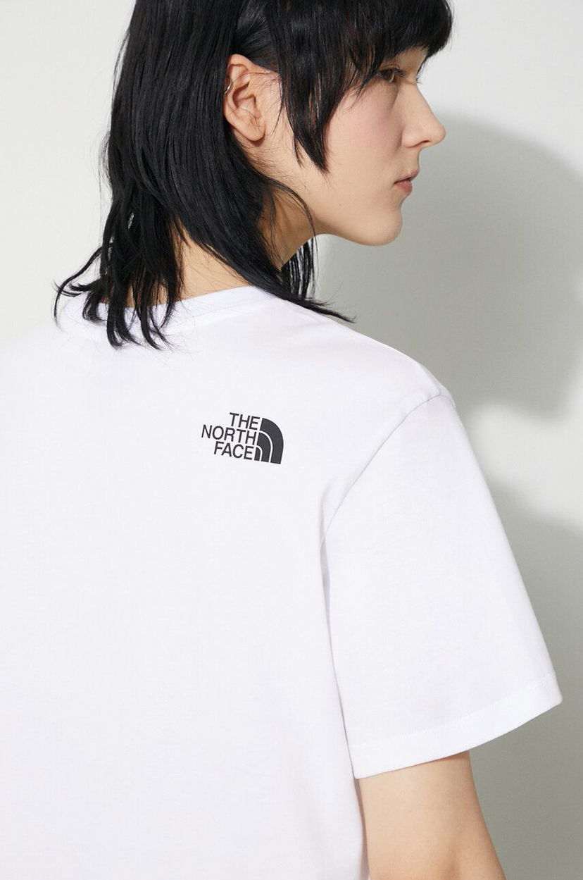 Majica The North Face Cropped Slim Tee Bela | NF0A87U4FN41