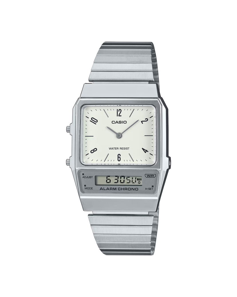 Ure CASIO Digital Watch With Chronograph And Alarm Kovinski | AQ-800E-7A2EF