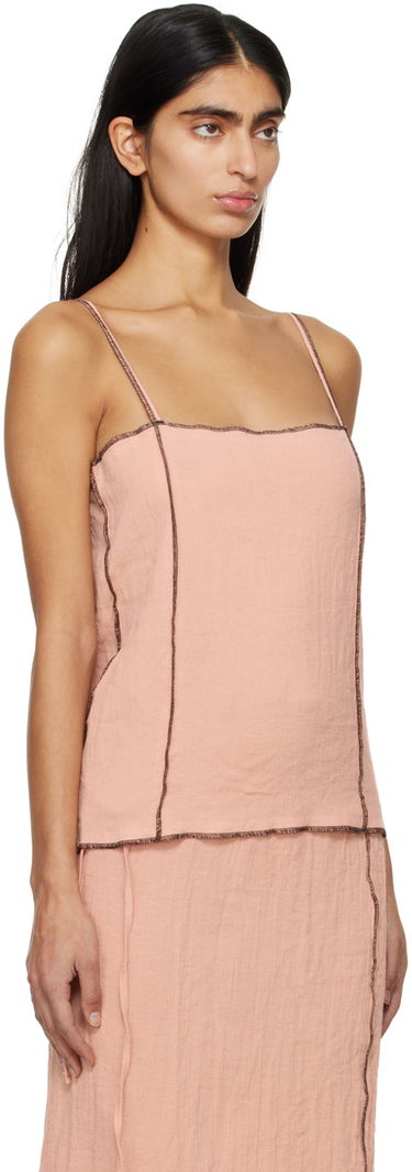 Obleke Baserange Baserange Shok Sleeveless Midi Dress Roza | TOSKS-LC-SP24, 3