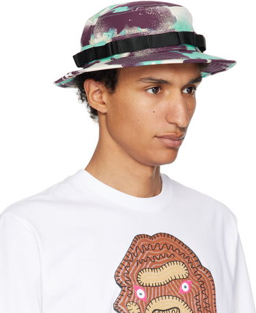 Klobuk BAPE A Bathing Ape Map Camo Military Bucket Hat Večbarvna | 001HTL301003M, 1