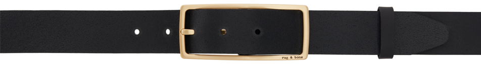 Pasovi rag & bone Rebound Leather Belt Črna | WJW19H1016LU16, 0