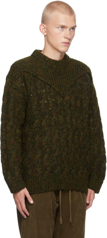 Pleteni pulover ISABEL MARANT Isabel Marant Helios Knit Sweater Zelena | PU0601HA-B4L03H, 1