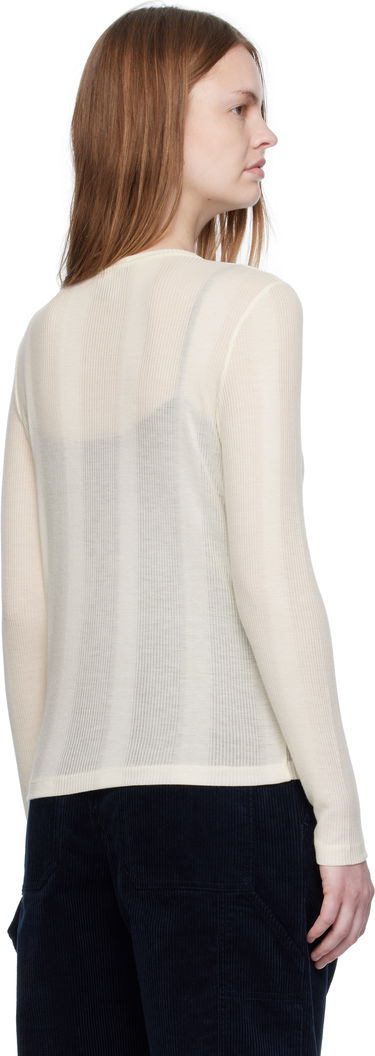 Pleteni pulover A.P.C. A.P.C. Lorie Button Cardigan Bež | LYAAW-F22331, 2