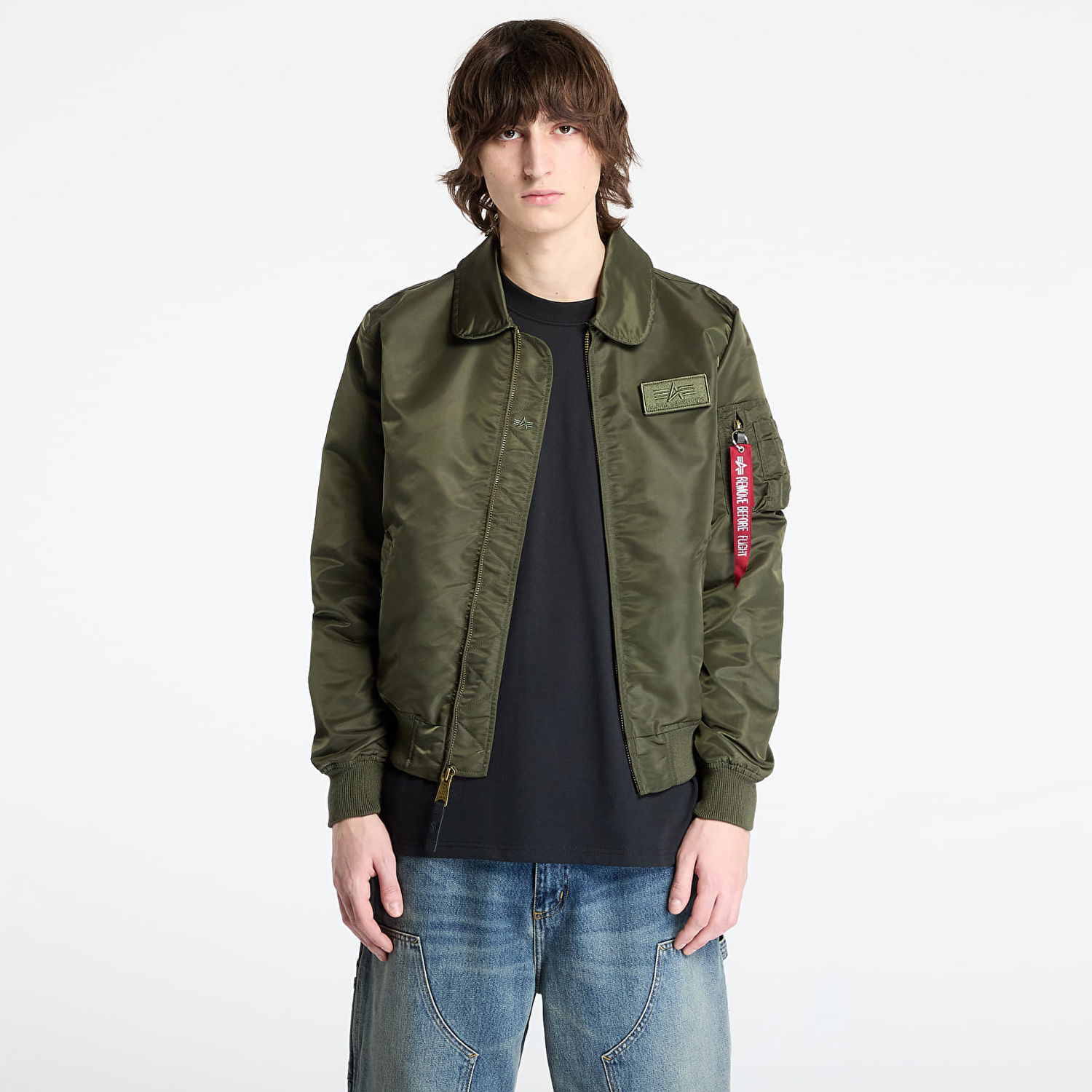 Bomber jakna Alpha Industries Alpha Industries Flying Tigers CWU Jacket Zelena | 156128-142, 0