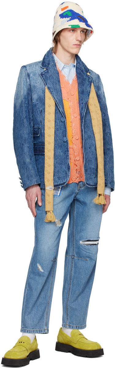 Šala ADER ERROR Knitted Tassel Scarf Rumena | BMADSSAC0402YL, 2