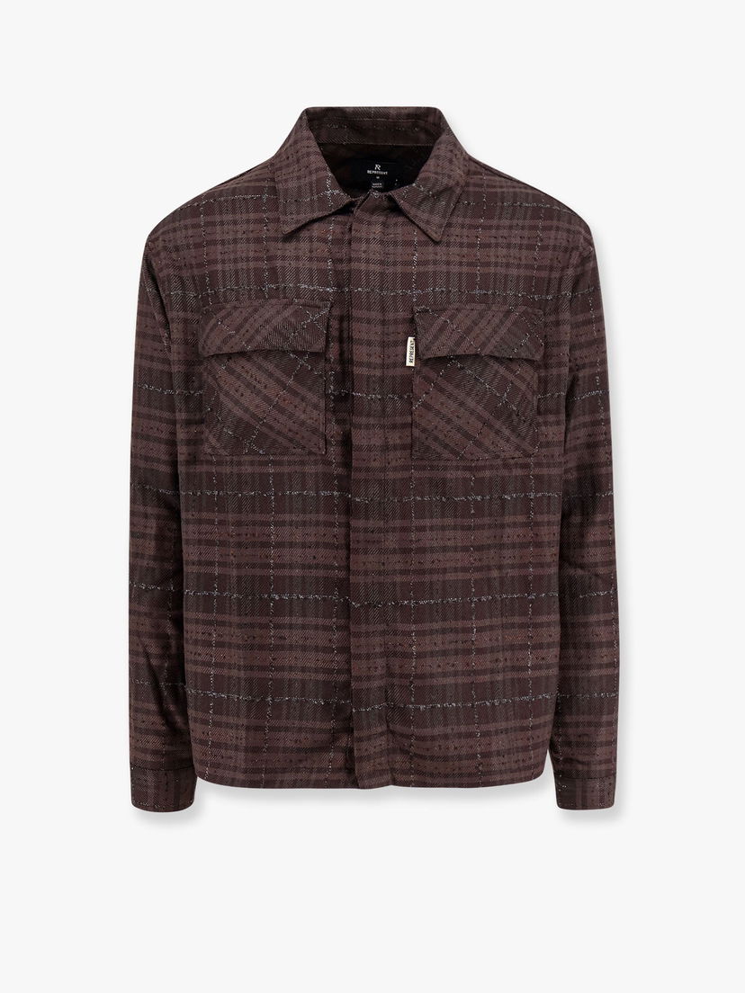 Srajce Represent Clo Brown Checkered Buttoned Shirt Rjava | MLM2158064
