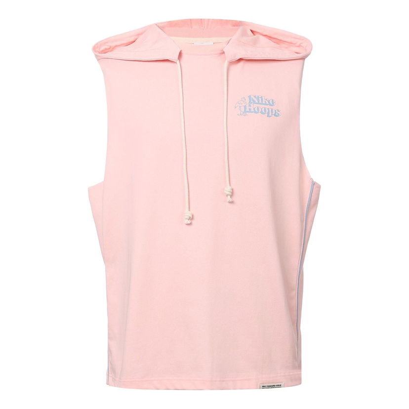 Majica brez rokavov Nike Dri-FIT Standard Issue Sleeveless Hooded Vest Roza | DH7442-610