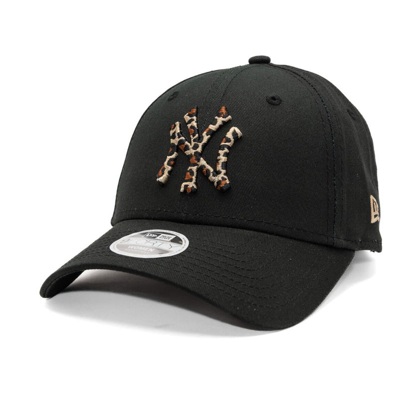 Kapa New Era 9FORTY MLB Leopard Infill NY Yankees Adjustable Cap Črna | 60691330
