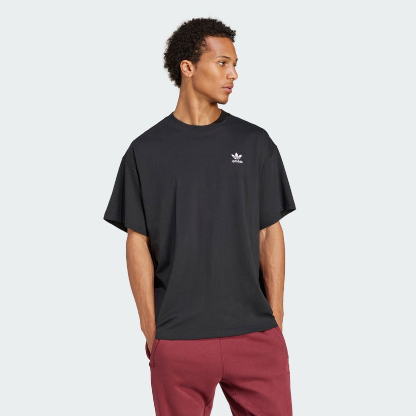 Majica adidas Performance Trefoil Essentials Oversized T-Shirt Črna | JD0349