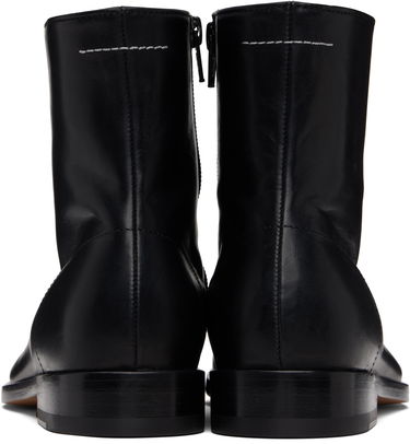 Superge in čevlji Maison Margiela MM6 Maison Margiela Shiny Vegetable Tanned Leather Trunk Boots Črna | S59WU0262 P5000, 1