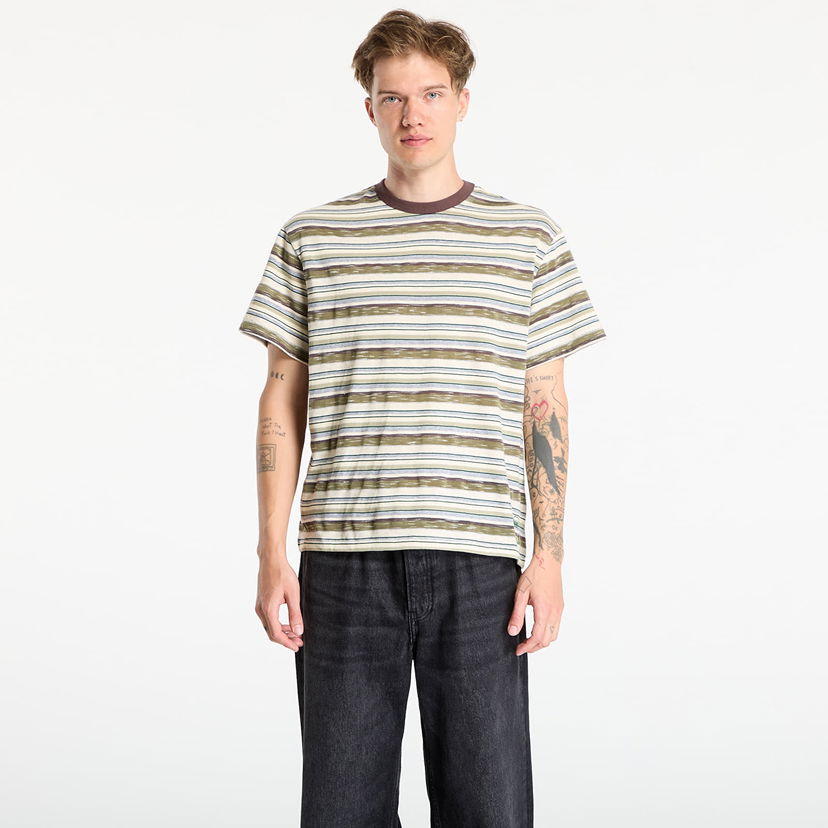 Majica Brain Dead Toni Stripe T-Shirt Olive/ Multi Zelena | BDS25T00004778GR26