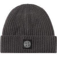 Beanie Stone Island Wool Patch Beanie Siva | 7915N10-V0M67, 1