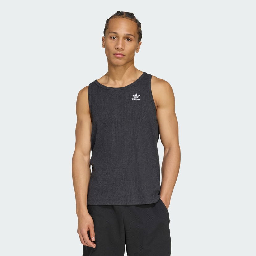 Majica brez rokavov adidas Performance Trefoil Essentials Tank Top Črna | KA0648