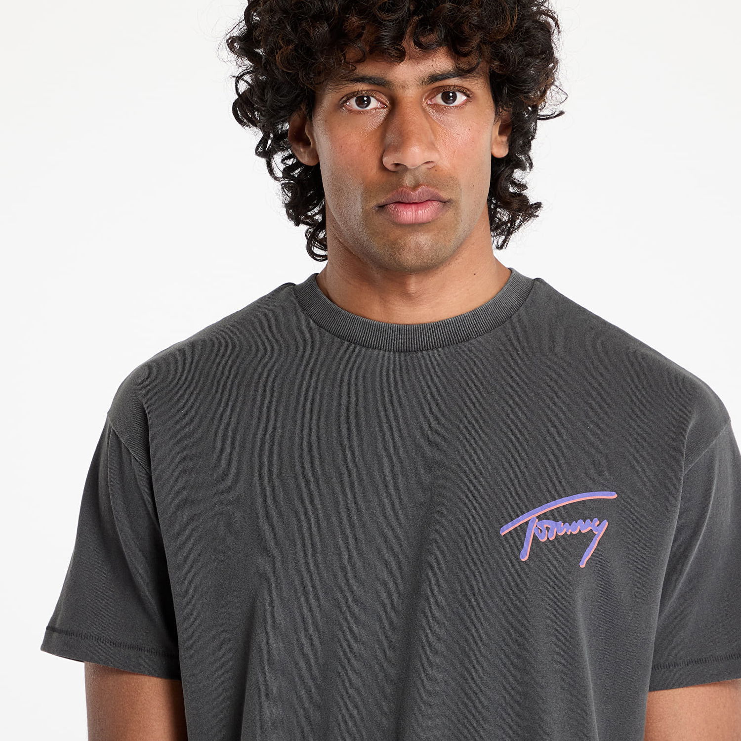 Majica Tommy Hilfiger Tommy Jeans Relaxed Faded Graphic Tee Siva | DM0DM20768 BDS, 1
