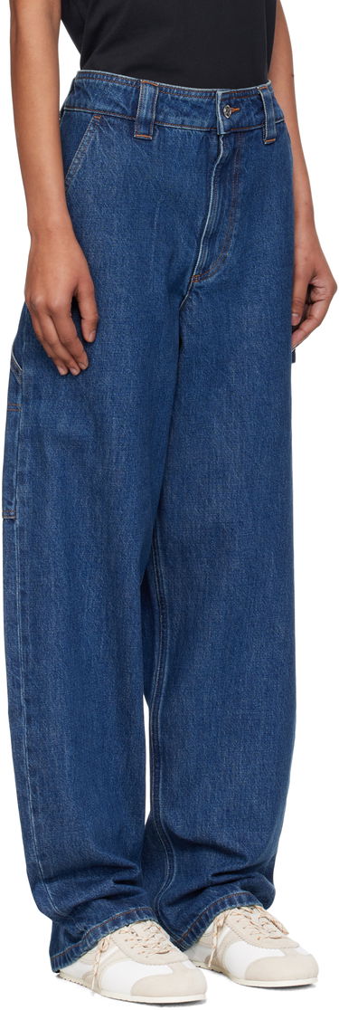 Kavbojke A.P.C. A.P.C. Fergus Loose Fit Jeans Modra | COHJK-M08500, 4