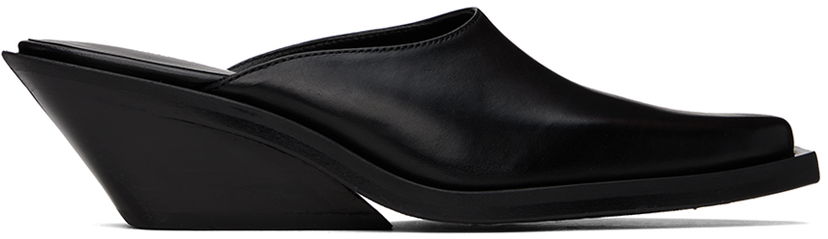 Oblačila Ann Demeulemeester Ann Demeulemeester Xina Wedge Mules Črna | 2401-W-F15-LT046-099