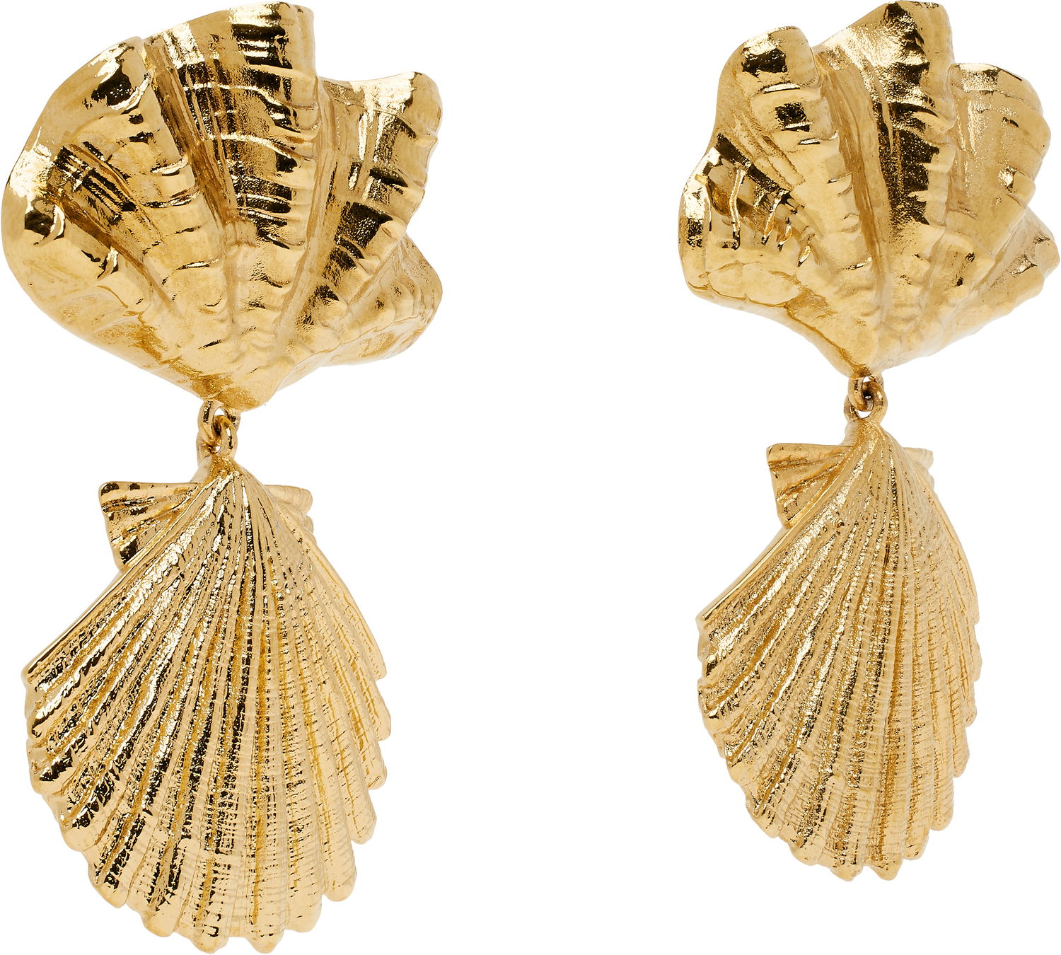 Uhani CHLOÉ Chloé 'The Chloé Shells' Drop Earrings Kovinski | CHC25UFE32CB7, 1