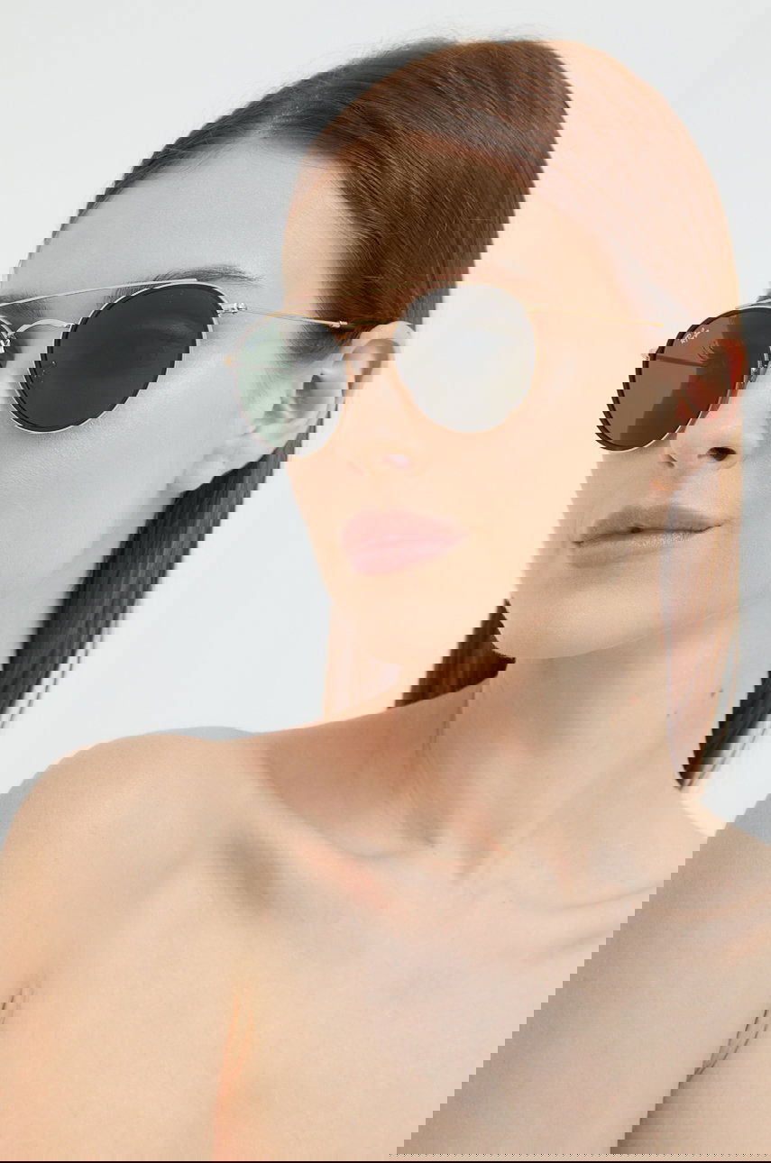 Sončna očala Ray-Ban Ray-Ban Round Double Bridge Sunglasses Kovinski | 0RB3647N.51.001, 0