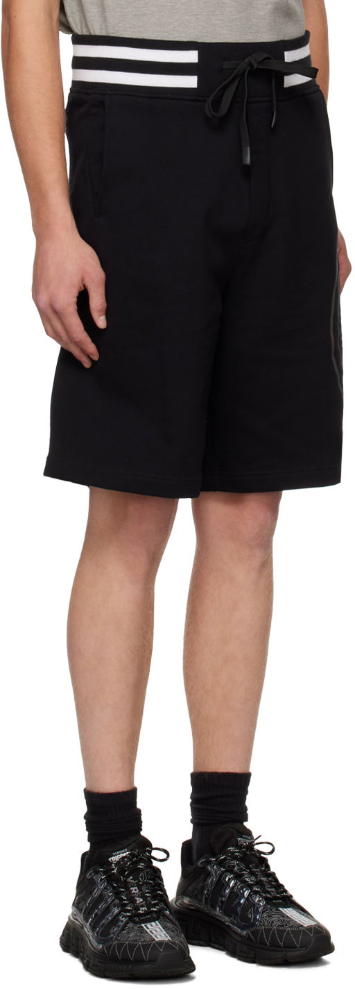 Kratke hlače Versace V-Emblem Shorts Črna | E73GADG01 ECF00G, 1