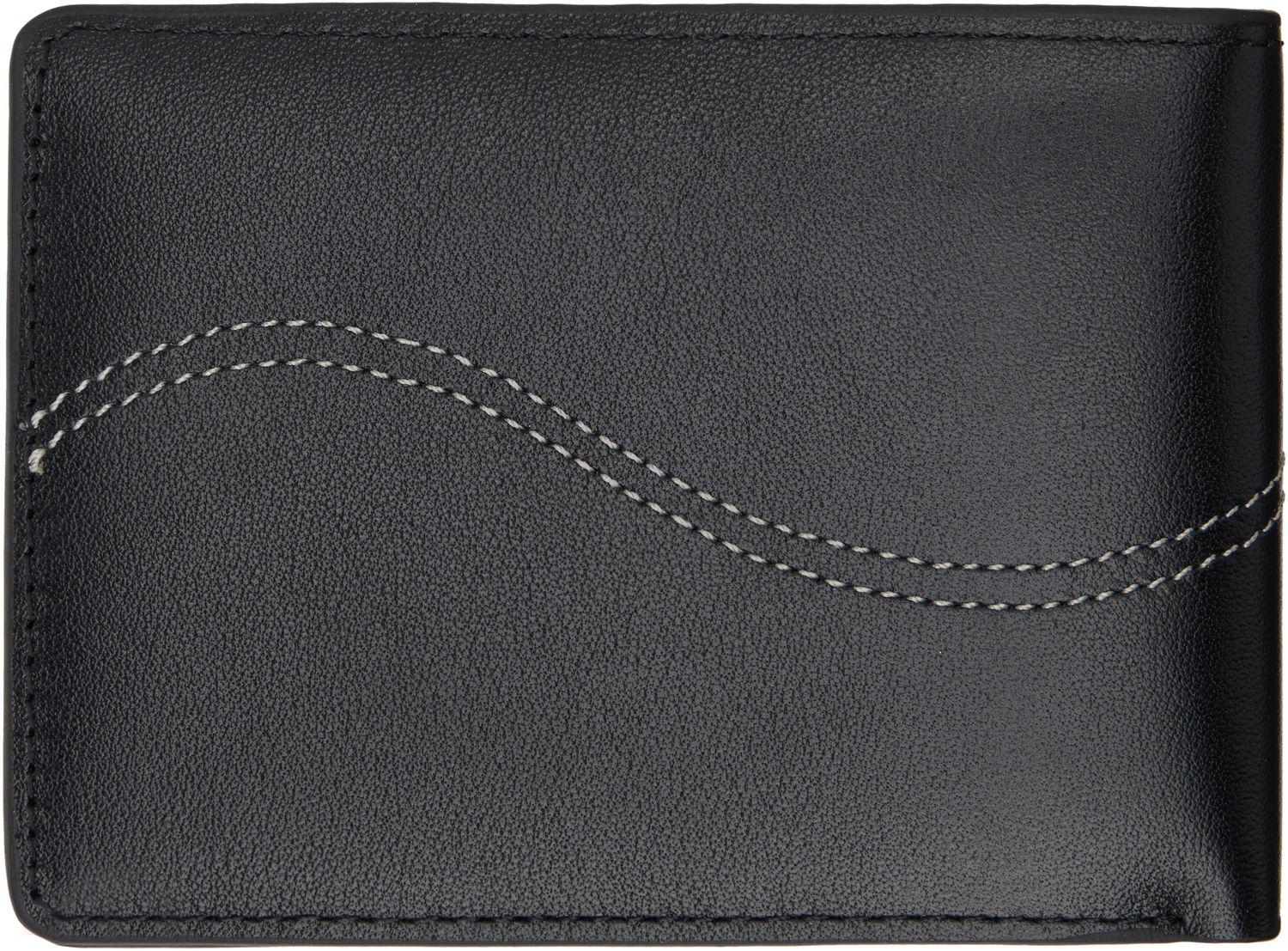 Denarnica Dime Cursive Leather Bifold Wallet Črna | DIMEHO2431BLK, 1